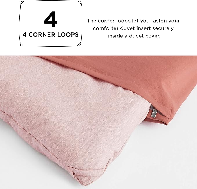 Bedsure Queen Comforter Set - Pink Soft Bedding for All Seasons, Cationic Dyed Bed Set, 3 Pieces, 1 Queen Size Comforter (90"x90") and 2 Pillow Shams (20"x26"+2")