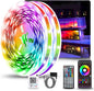 Led Lights for Bedroom 300FT (2 Rolls of 150FT), RGB Led Strip Lights with Music Sync Color Changing, Remote & App Controll Led Lights for Room and Party, Super Long LEDs for Bedroom Ambiant