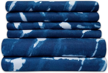 King Size Bed Sheets - 6 Piece 1500 Supreme Collection Fine Brushed Microfiber Deep Pocket King Sheet Set Bedding - 2 Extra Pillow Cases, Great Value, King, Monroe