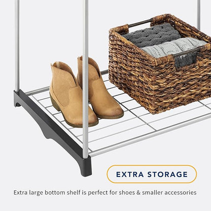 Whitmor Modern Industrial Freestanding Closet Organizer