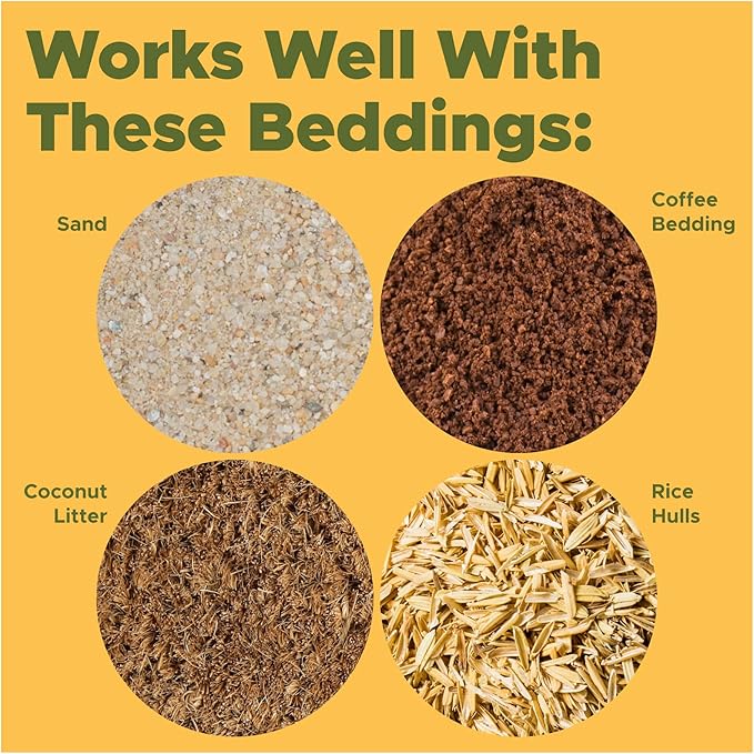 Premium Chicken Poop Scooper for Sand - Durable Chicken Coop Scoop Set - Sifting Shovel for Coop Cleaning - Metal Sand Sifter for Poultry Run - Poultry Litter Tools-Mewly Pet