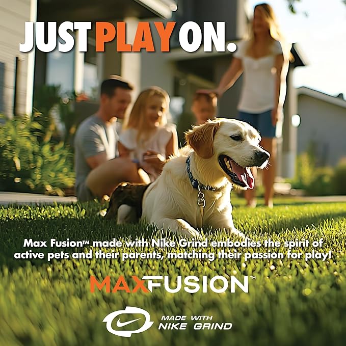 Max Fusion with Nike Grind, Arlee Gyro Treat Dispensing Dog Toy, Durable Dog Treat Toy, L-Mewly Pet