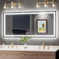 TokeShimi LED Bathroom Mirror 60 x 28 Lighted Bathroom Vanity Mirror with Lights,Brighter Frontlit and Backlit Light up Anti Fog Mirror