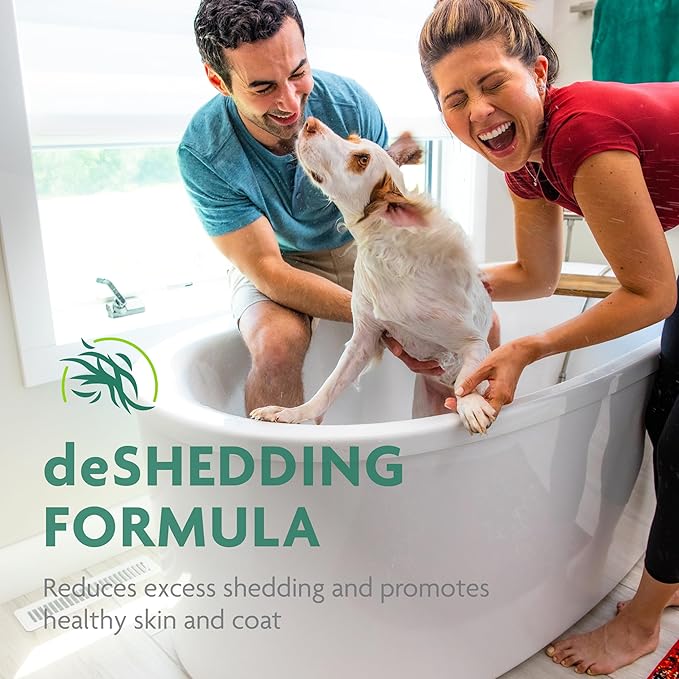 FURminator® deShedding Ultra Premium Conditioner for Dogs, 128 Oz, with Pump-Mewly Pet