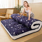 MAXYOYO Navy Star Futon Mattress, Padded Japanese Floor Mattress Quilted Bed Mattress Topper, Extra Thick Folding Sleeping Pad Breathable Floor Lounger Guest Bed for Camping Couch, Twin