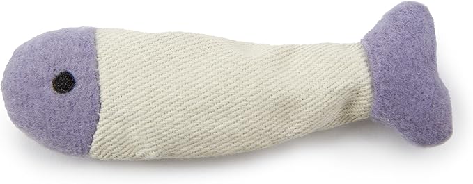 SmartyKat (3 Count) Fish Flop Crinkle Catnip Cat Toys - Multi Color, 3 Count-Mewly Pet