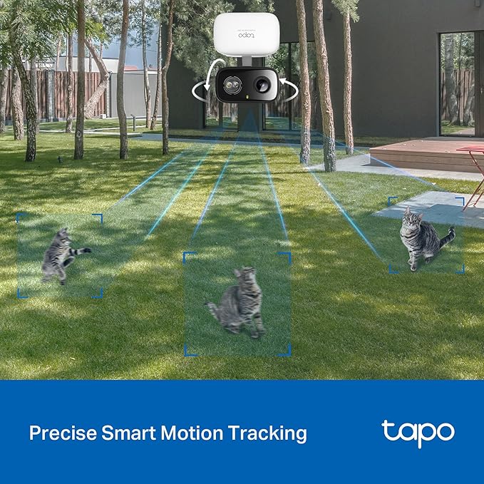 Tapo 2K 3MP Pan/Tilt Indoor/Outdoor Security Camera - Free Person/Baby Cry Detect & Motion Track, 360° Pan, Color Night Vision, SD/Cloud Storage, Works w/Alexa & Google Home HybridCam 360-Mewly Pet