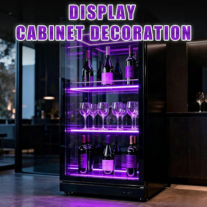 RadiantFlux Purple Light Strip, 30Ft Flexible LED Purple Light with kit, 540 lamp Beads, 24V LED Light, Non-Waterproof for Indoor Fluorescent Dance Party, Stage, Birthday, Wedding, Dark Party