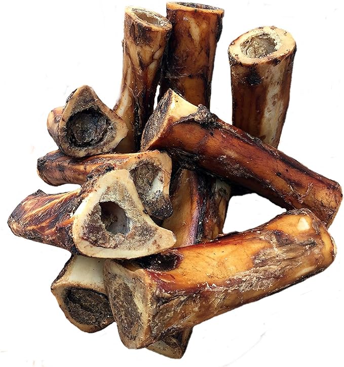K9 Connoisseur Beef Marrow Large Dog Bones Long Lasting for Aggressive Chewers - USA Made Single Ingredient Champ Bones for Large Dogs Over 50 Pounds - 10 Pack-Mewly Pet