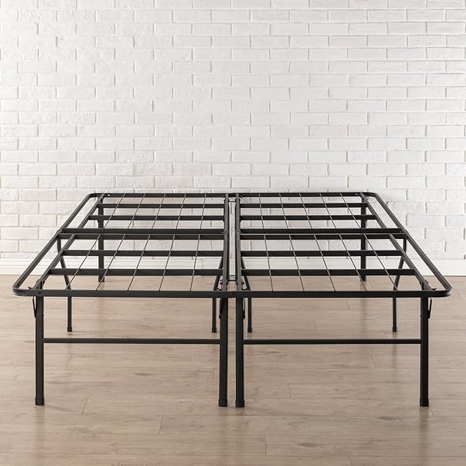 Best Price Mattress 18 Inch Metal Platform Beds w/Heavy Duty Steel Slat Mattress Foundation (No Box Spring Needed)