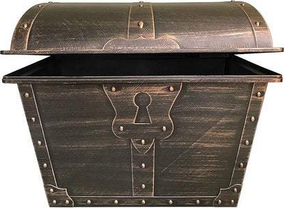 Teacher Created Resources Large Plastic Treasure Chest Classroom Rewards Pirate Party Goody Box (TCR8759) (Pack of 6)