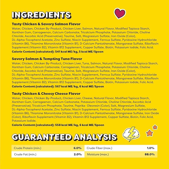 Temptations Lickable Spoons Adult Wet Cat Treat, 24 Spoons, Variety Pack-Mewly Pet