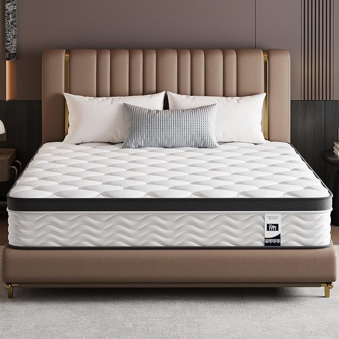 Queen Mattress,14 Inch Queen Size Mattresses in a Box, Memory Foam Mattress for Pressure Relief & Cool Sleep,CertiPUR-US Certified,Safe Foams & Fabric,Non-Fiberglass,Medium Firm,80" x 60"