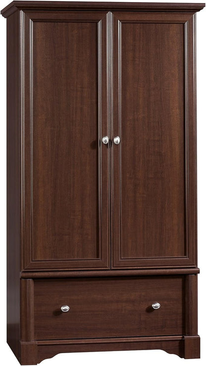 Sauder Palladia Armoire, Select Cherry finish