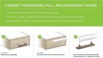 Franklin Brass (10-Pack) – Heirloom Silver Cabinet Handles, 4 Inch Hole Center, Pulls for Drawers, Kitchen Cabinet Door, Dressers | Pierce