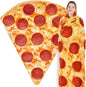 Jorbest Pizza Blanket Birthday Gifts for Women Men Teen Boys Girls, Double Sided Novelty Pizza Throw Blanket Funny Gifts for Adult and Kids, 285 GSM Soft Flannel Fun Food Blanket (Red, 60 inches) ﻿