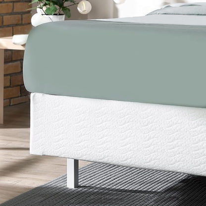 ZINUS 7 Inch Queen Metal Smart Box Spring with Quick Assembly, Mattress Foundation, Strong Metal Frame, Easy Assembly