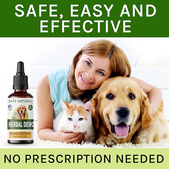 Liquid Herbal Cleanse for Cats and Dogs - Homeopathic Control for Pets of All Breeds and Sizes - Puppy and Kitten - USA-Sourced Ingredients - Preventative or Reactive - 2oz-Mewly Pet