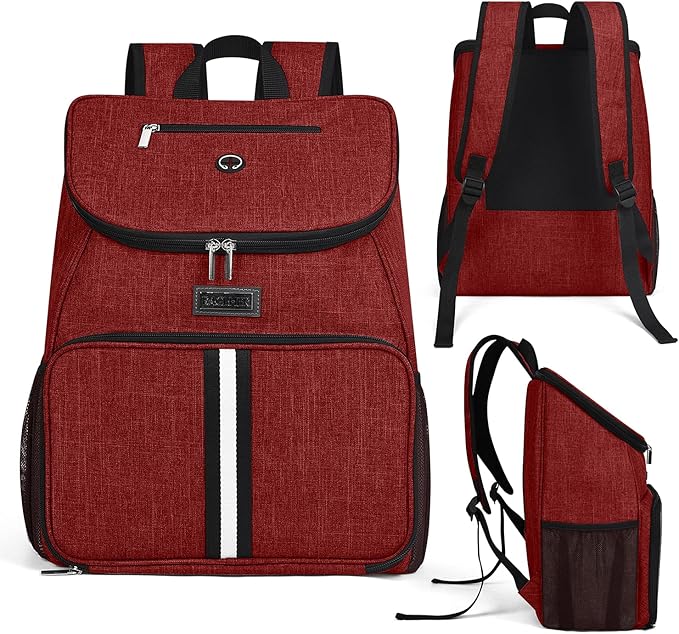 BAGLHER丨Dog Travel Bag, Airline Approved Pet Supplies Backpack, Dog Travel Backpack with 2 Silicone Collapsible Bowls and 2 Food Baskets-Mewly Pet