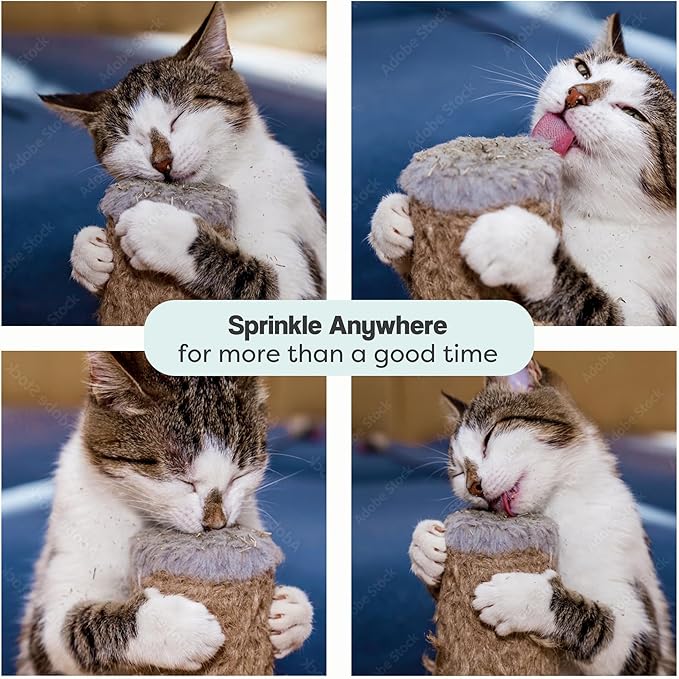 Organic Catnip for Cats & Kittens – 1.76 oz Premium Natural Catnip, High Potency Blend for Playtime, Training, and Stress Relief, 2 Cups of Dried Cat Nip Leaves-Mewly Pet