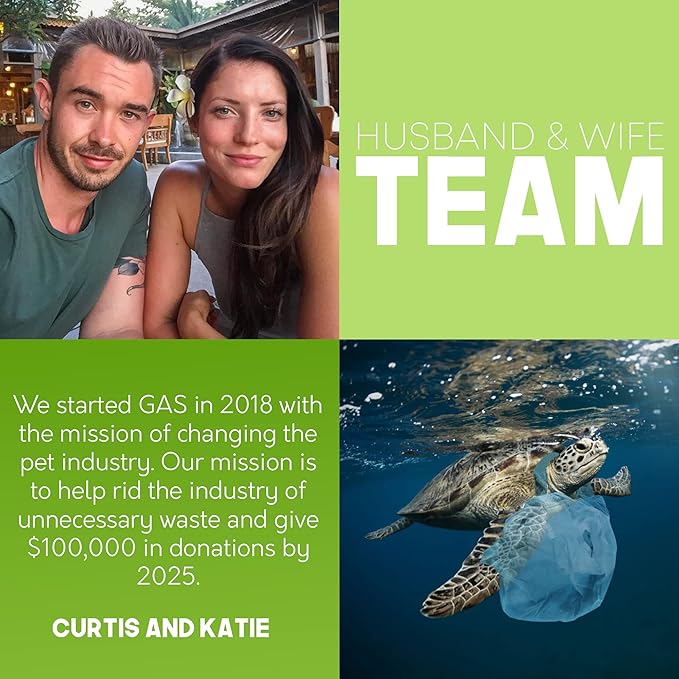 100% Certified Home Compostable Dog Poop Bags with Handles - 10% to Charity - ASTM D6400 & EN 13432 Compliant Large Poop Bags - 120 Bags - Large Pantry Roll of Plant Based Compostable Poop Bags-Mewly Pet