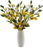 5pcs Artificial Lemon.24 Inch Lifelike artificial plants indoor.lemon tree artificial.artificial fruits for decoration.outdoor artificial plants.Used For Homes.Offices, Festivals.Flowers.And Vases