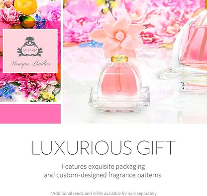 AGRARIA PetiteEssence Flower and Reed Diffuser Set, Hand Crafted Sola Flower Botanical Home Fragrance Set, Scented Oil Gift for All Occasions