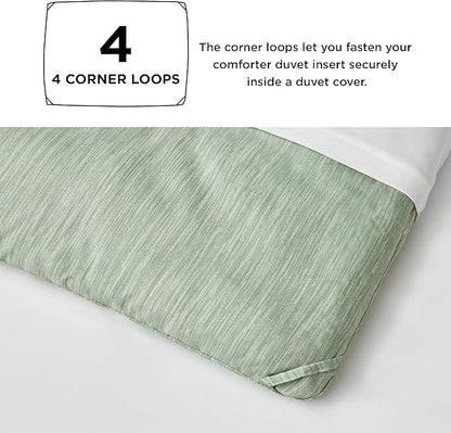 Bedsure King Size Comforter Set - Celadon Green Soft Bedding for All Seasons, Cationic Dyed Bed Set, 3 Pieces, 1 King Size Comforter (104"x90") and 2 Pillow Shams (20"x36"+2")