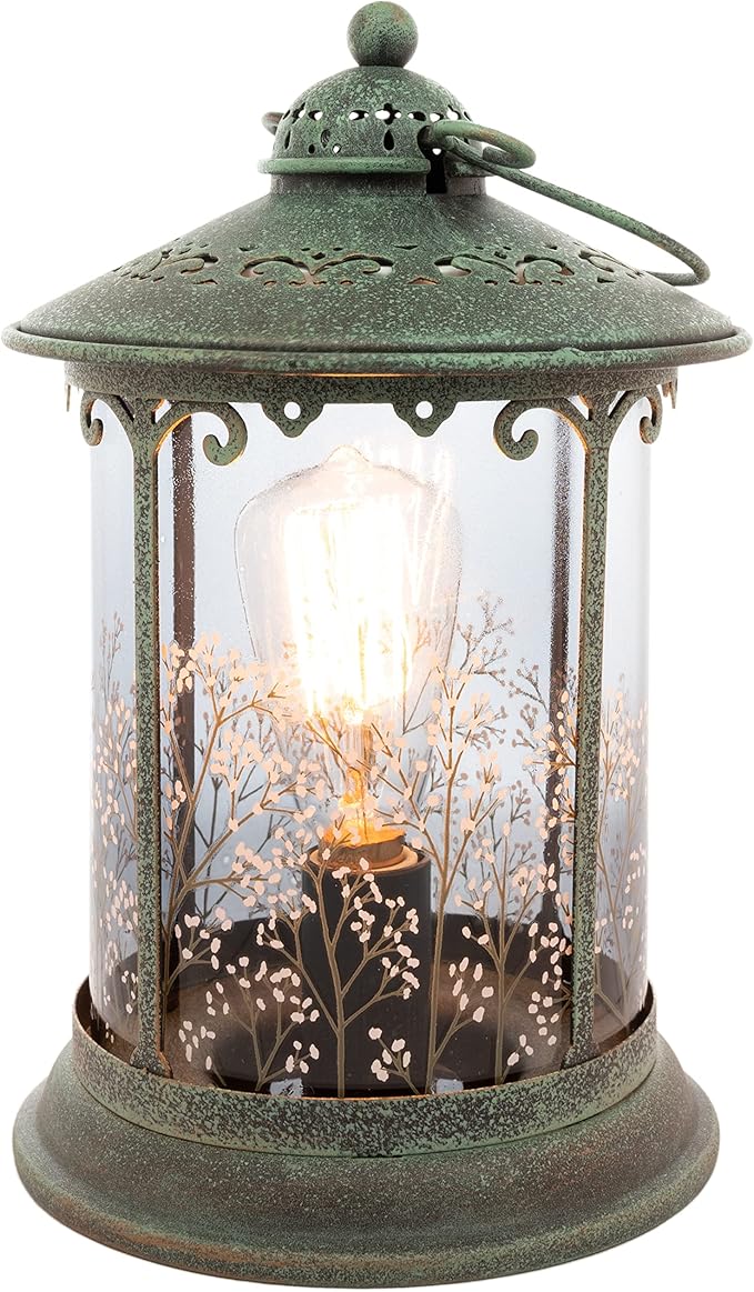 Scentsationals Wax Melt Warmer, Wax Warmer for Scented Wax Melts - Lantern Collection Cottage Farmhouse - Candle Wax Melter for Fragrance Cubes and Tarts