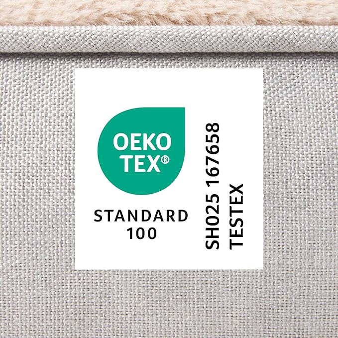 TOWN & COUNTRY EVERYDAY CuddleTown Comfy Solid Bolster Sofa Pet Bed, Supportive & Calming Egg Crate Foam, Non-Slip Bottom, Machine Washable Cover, Grey, Large 35"x25"x8"-Mewly Pet