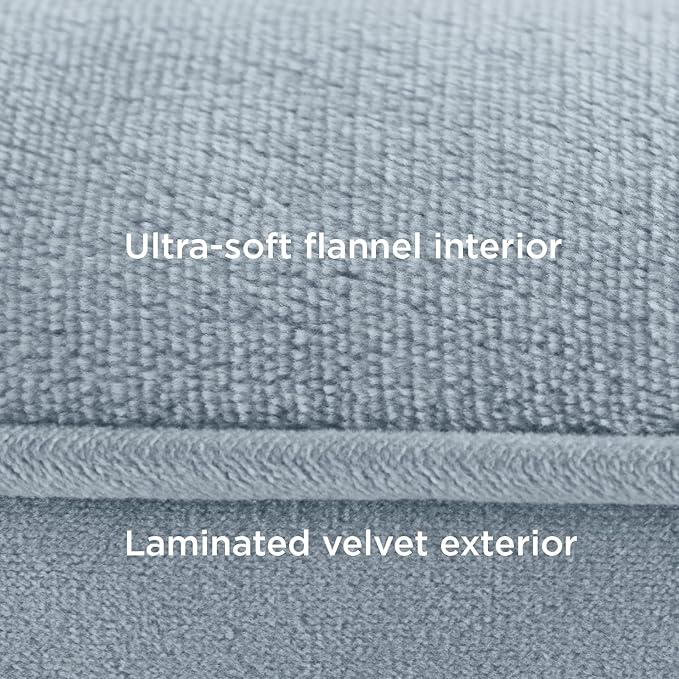 Bedsure Orthopedic Dog Beds Large Sized Dog - Washable Large Dog Cat Bed Waterproof, Comfort Dogs Couch Sofa with Washable Removable Cover, Pet Bed with Nonskid Bottom, Light Blue, 35"-Mewly Pet