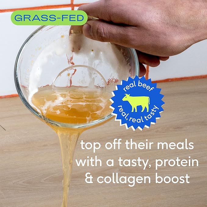 Native Pet, Dogs & Cat Broth Bundle | Chicken & Beef Flavored | Dog Food Topper for Picky Eater | Dog Gravy & Dog Bone Broth Powder-Mewly Pet