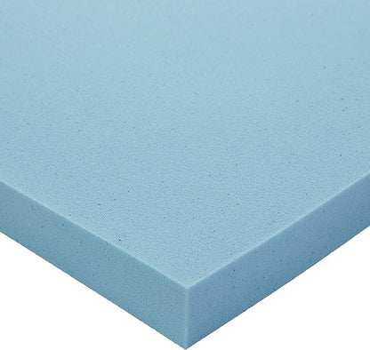 Amazon Basics Alternative Latex King Mattress Topper, Cooling Gel-Infused, CertiPUR-US Certified, 2 Inches, Blue