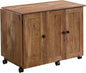 Sauder Miscellaneous Storage Sewing/Craft Cart/ Pantry cabinets, Vintage Oak finish