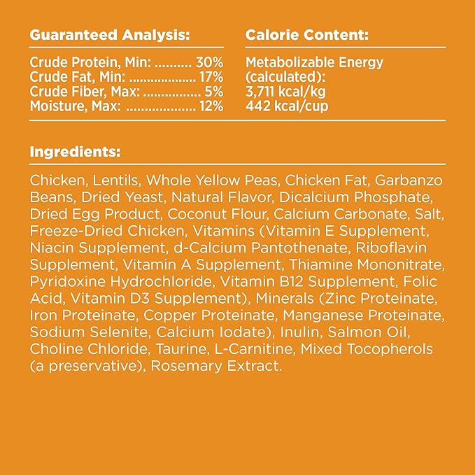 BIXBI Rawbble Dry Dog Food, Chicken, 24 lbs - USA Made with Fresh Meat - No Meat Meal & No Corn, Soy or Wheat - Freeze Dried Raw Coated Dog Food - Minimally Processed for Superior Digestibility-Mewly Pet