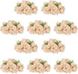 NUPTIO Flower Ball Arrangement Bouquet - 10 Pcs 15.7 inch Diameter Champagne Fake Flowers Roses Balls for Centerpieces Tables - Artificial Rose Arrangements for Wedding Centerpiece Table Decorations