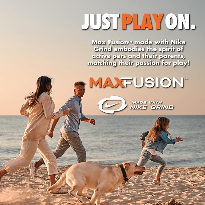 Max Fusion with Nike Grind, Arlee Meteor Dog Toy, Chew Toy for Play, Fetch, Tug, M-Mewly Pet