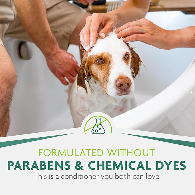 FURminator® deShedding Ultra Premium Conditioner for Dogs, 128 Oz, with Pump-Mewly Pet