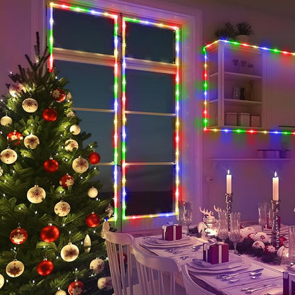 KNONEW 164FT 1000LED Rope Lights for Outside,Outdoor String Lights Waterproof 8 Modes Clear Tube Light for Indoor,Bedroom,Wedding,Garden,Patio,Christmas,Tree,Rv,Holiday Decoration(Multicolor)