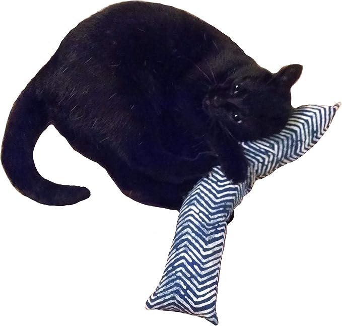 15" Catnip Cat Kicker Toys/Kitty Kick Sticks/Cat-Nip Kick Sticks (Blue) (Kickers Filled with 1 oz Premium Canadian Catnip)-Mewly Pet