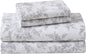 Laura Ashley - Flannel Sheets Twin Size, Anti-Pilling & Wrinkle Resistant Cotton, Touchably Soft for All-Season Comfort - Bed Sheets with Matching Pillowcase & Fitted Sheet (Vanessa Grey)