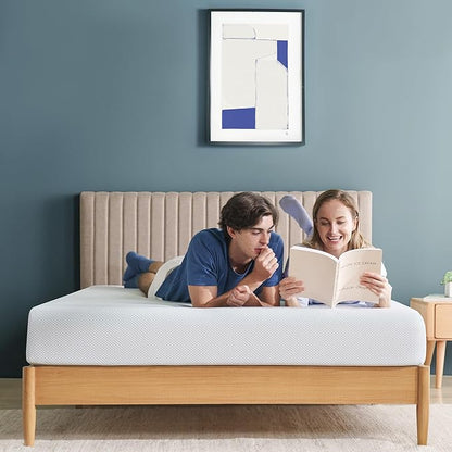 ZINUS 6 Inch Green Tea Cooling Memory Foam Mattress [New Version], Queen, Fiberglass Free, Medium Firmness, Cooling Gel Foam, Certified Safe Foams & Fabric, Mattress in A Box