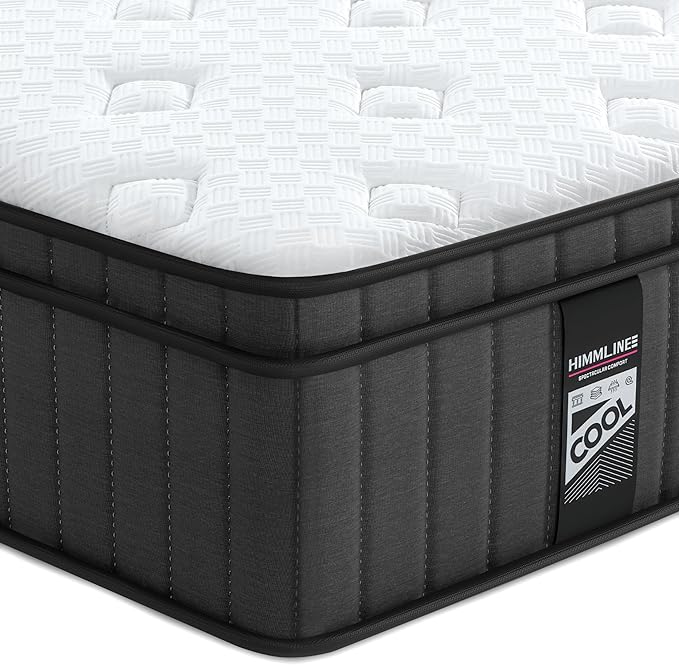 Full Size Mattress, 12 Inch Full Mattress in a Box with Gel Memory Foam and Pocket Spring, Medium Firm Feel, Cooler Sleep & Pressure Relief, 54 * 75 * 12, 120 Nights Risk-Free Trial