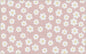 Flagship Carpets Schoolgirl Style Retro Daisies on Pink Educational Area Rug for Kids Room Seating Décor, Children's Classroom, Play Carpet for Teaching and Playroom, 7'6 "x 12'