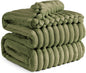 Bedsure GentleSoft Cypress Fleece Queen Blanket for Couch - Cozy Soft Blankets for Women, Cute Small Throws for Girls, 90x90 Inches