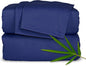 King Sheets by Pure Bamboo, Genuine 100% Organic Viscose Derived from Bamboo Bed Sheet Set, Luxuriously Soft & Cooling, Double Stitching, Lifetime Quality Promise (King, Cobalt Blue)