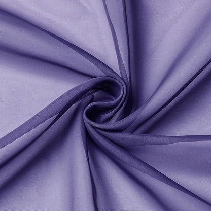 Aiyufeng Purple Sheer Curtains 84 Inches Long 2 Panels Set, Light Filtering Soft Airy Voile Rod Pocket Purple Sheer Window Drapes for Bedroom Living Room, Each 40Wx84L Inches
