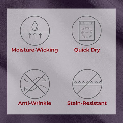 Mellanni Twin Sheets Set - 3 PC Iconic Collection Bedding - Hotel Luxury, Extra Soft, Cooling Bed Sheets - Wrinkle, Fade, Stain Resistant (Twin, Purple)