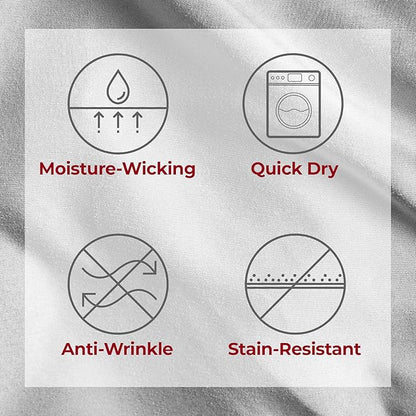 Mellanni Extra Deep Queen Sheets - 4 PC Iconic Collection Bedding - Hotel Luxury, Ultra Soft, Cooling Bed Sheets - Wrinkle, Fade, Stain Resistant (Queen, Light Gray)