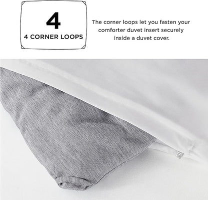 Bedsure Queen Comforter Set - Dark Grey Comforter Queen Size, Soft Bedding for All Seasons, Cationic Dyed Bedding Set, 3 Pieces, 1 Comforter (90"x90") and 2 Pillow Shams (20"x26"+2")